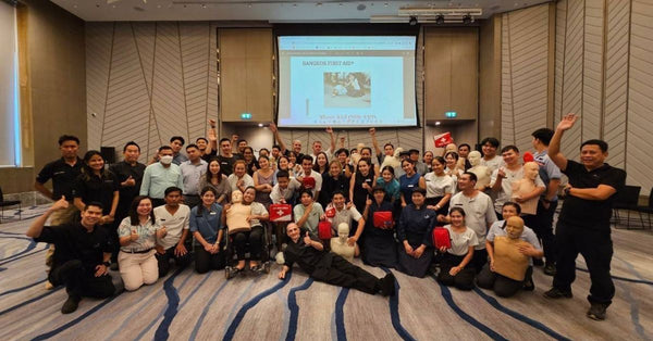 First Aid CPR AED training with Renaissance Pattaya Resort & Spa