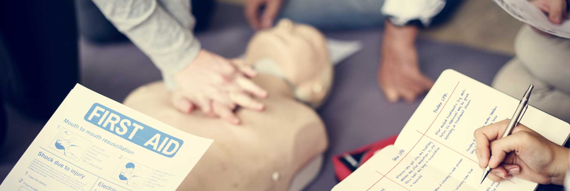 CPR AED First Aid Training Classes Individual Booking