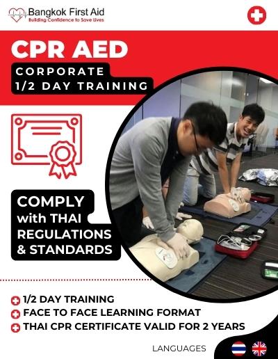 ½-Day Bangkok First Aid® CPR AED Course - Local Certificate