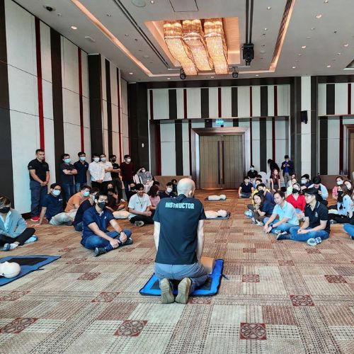 first aid cpr aed training bangkok thailand for the workplace