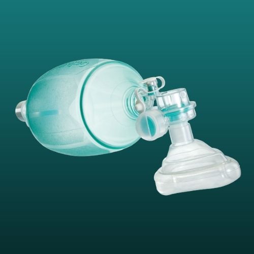 Galemed® Disposable Adult Ambu Bag Valve Mask Manual Resuscitator