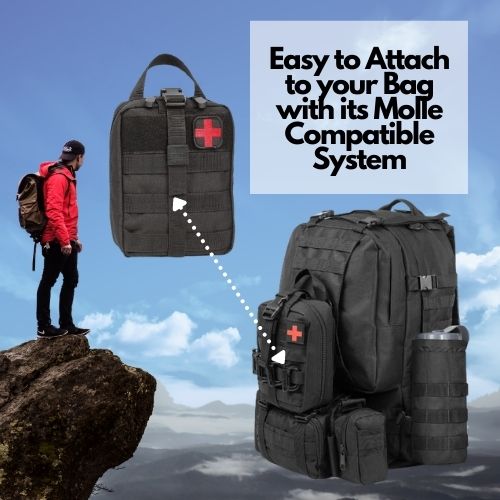 individual tactical first aid bag medical bag molle compatible system