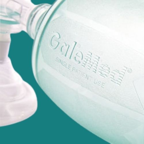 Galemed® หน้ากากป้องกันถุงลมนิรภัยแบบใช้แล้วทิ้งสำหรับผู้ใหญ่