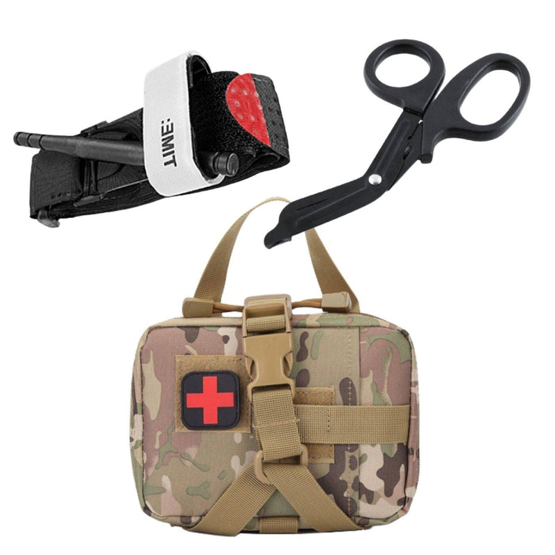 SmartKit® 3 in 1 Emergency Kit - First Aid Pouch Tourniquet EMT Shears