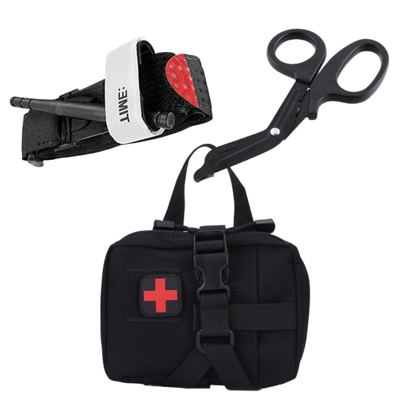 SmartKit® 3 in 1 Emergency Kit - First Aid Pouch Tourniquet EMT Shears