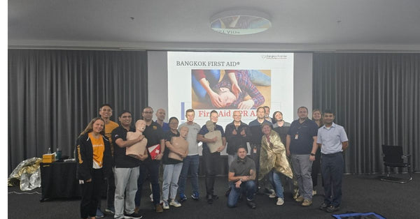 Empowering Safety at Continental Tyres Thailand: First Aid CPR AED Training by Bangkok First Aid
