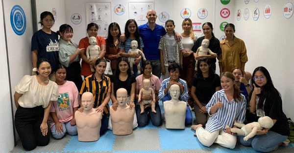 First Aid CPR AED Training with Fam Bear