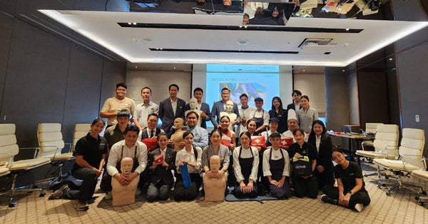 First Aid CPR AED Training with Sukhothai Hotel