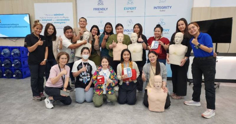 Ensuring Safety at SCB Thailand with Half-Day CPR and AED Training