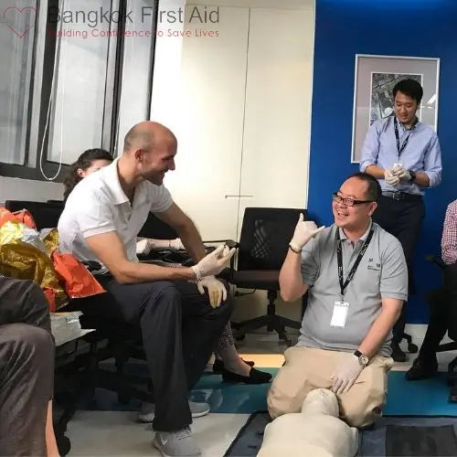 aha first aid cpr aed course bangkok thailand
