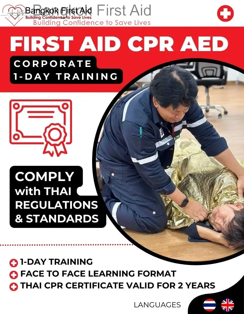 Bangkok First Aid First Aid CPR AED Course Cover 1