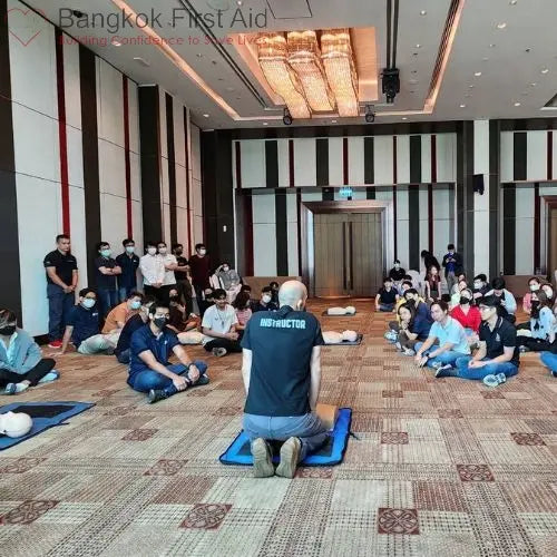 first aid cpr aed training bangkok thailand for the workplace