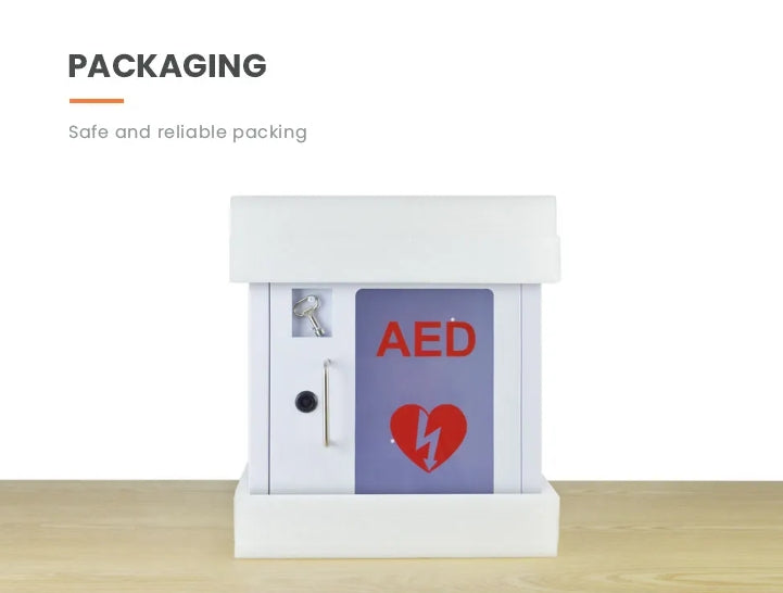 Indoor Metal AED Cabinet Easy Access with Alarm