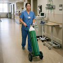 Oxygen Medical Unit 2 Q with trolley for easy transport 