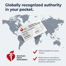 ½-Day American Heart Association® CPR Training - International CPR AED Certificate - Individual International AHA certificate
