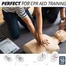 Adult Replacement Pads for XFT-120C AED Trainer help students to familiarize themselves with the correct pad positioning on a patient’s chest