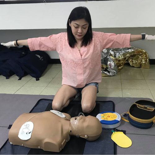 International American Heart Association CPR AED training course in Bangkok Thailand