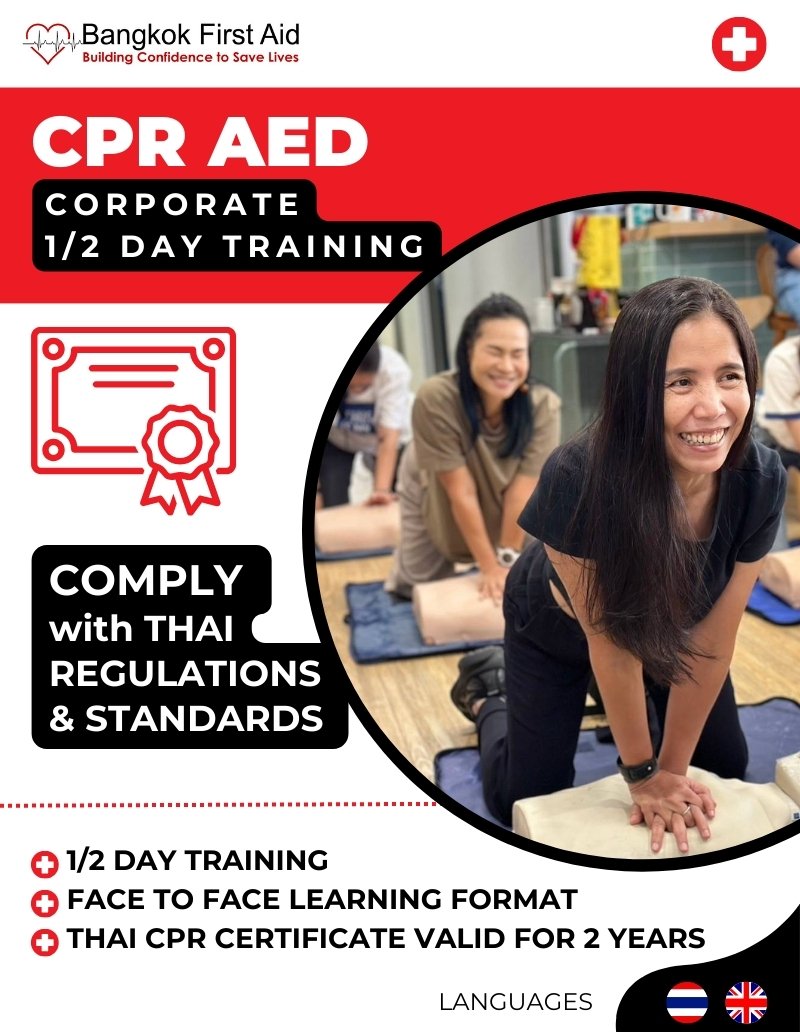 ½-Day Bangkok First Aid® CPR AED Course - National Certificate