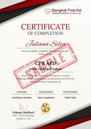 CPR AED elearning certificate