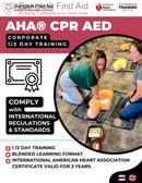 ½-Day American Heart Association® CPR AED Training Course - International Certificate Bangkok First Aid
