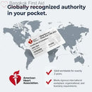 ½-Day American Heart Association® CPR Training - International CPR AED Certificate - Individual International AHA certificate