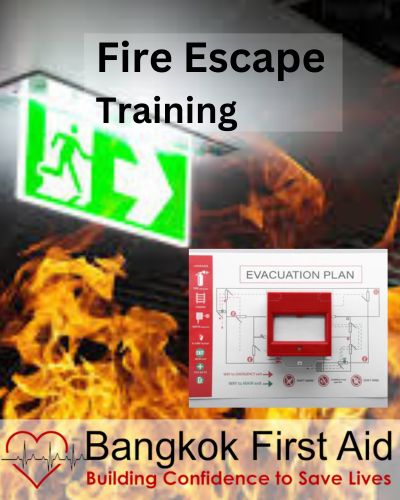 การฝึกหนีไฟและการอพยพหนีไฟ Bangkok First Aid® 1 วัน