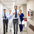 Indoor Metal AED Cabinet Easy Access with Alarm to provide a strong visual and auditory signal