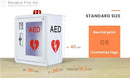 Indoor Metal AED Cabinet Easy Access with Alarm Bangkok First Aid