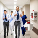 Indoor Metal AED Cabinet Easy Access with Alarm to provide a strong visual and auditory signal