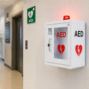 Indoor Metal AED Cabinet Easy Access with Alarm made from sturdy steel construction