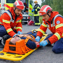 Iron Duck® Long Spine Board with Head Immobilizer allows safe immobilisations and smooth patient transfer 