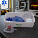 MF-LAB® RTMA BVM Ambu Bag set - Manual Resuscitator in Box easy to carry, set up and clean