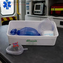 MF-LAB® RTMA BVM Ambu Bag set - Manual Resuscitator in Box easy to carry, set up and clean