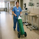 Oxygen Medical Unit 2 Q with trolley for easy transport 