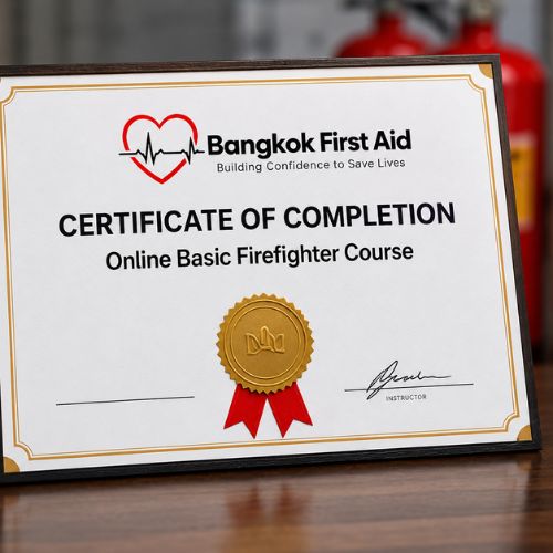 Bangkok First Aid® Online Basic Firefighter Course (English) - National Certificate