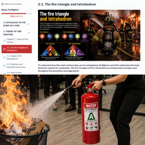 Bangkok First Aid® Online Basic Firefighter Course (English) - National Certificate