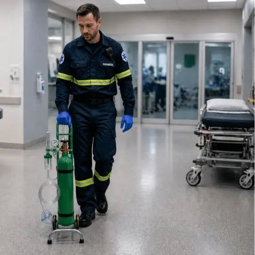 MINOX® Portable Medical Oxygen Unit 0.5 Q set with trolley Thailand