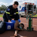 MINOX® Portable Medical Oxygen Unit 0.5 Q with trolley complete system for immediate deployment