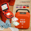 Primedic Yuwell® HeartSave Y8 AED Set Defibrillator with pre-connected electrode pads for faster response