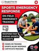 1-Day Bangkok First Aid® Sports Emergency Response Course - national Certificate - Corporate