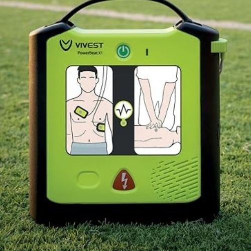 VIVEST® PowerBeat X1 AED Set - Defibrillator (English, Thai or Chinese)