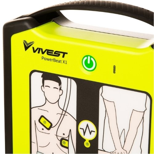 VIVEST® PowerBeat X1 AED Set - Defibrillator (English, Thai or Chinese)