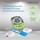 Zoll® AED Plus Set - Defibrillator Thai or English CPR feedback/advisor