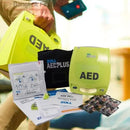 Zoll® AED Plus Set - Defibrillator Thai or English providing heart rhythm analysis and voice guidance