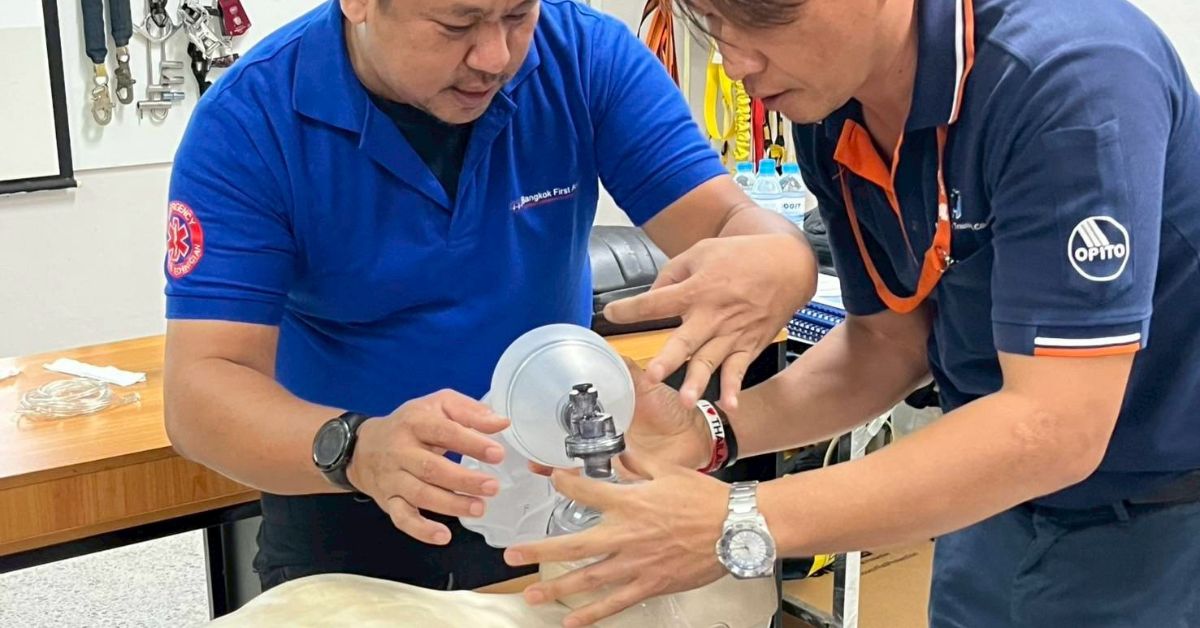 Bangkok First Aid® Online Emergency Oxygen Provider Course (English) - National Certificate
