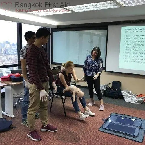 1-Day Bangkok First Aid® Pediatric First Aid CPR AED Course - National Certificate Bangkok First Aid