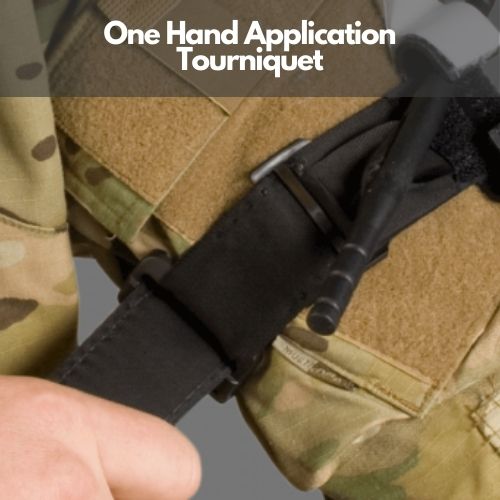 CAT Combat Application Tourniquet One Hand Application Bleeding Management