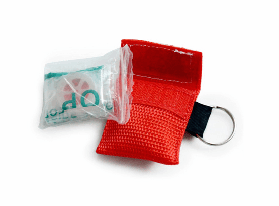 cpr face shield in keychain