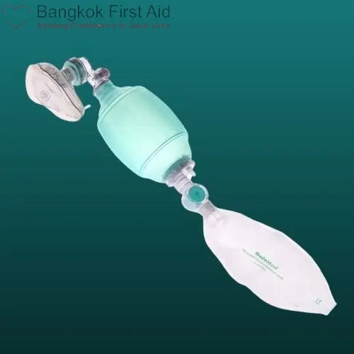 Disposable Adult Ambu Bag Valve Mask Manual Resuscitator Bangkok First Aid
