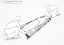 EMS® Ambulance Aluminum Scoop Stretcher - Bangkok First Aid Bangkok First Aid